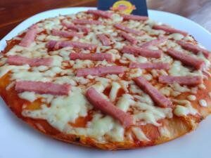 Pizza con Jamón